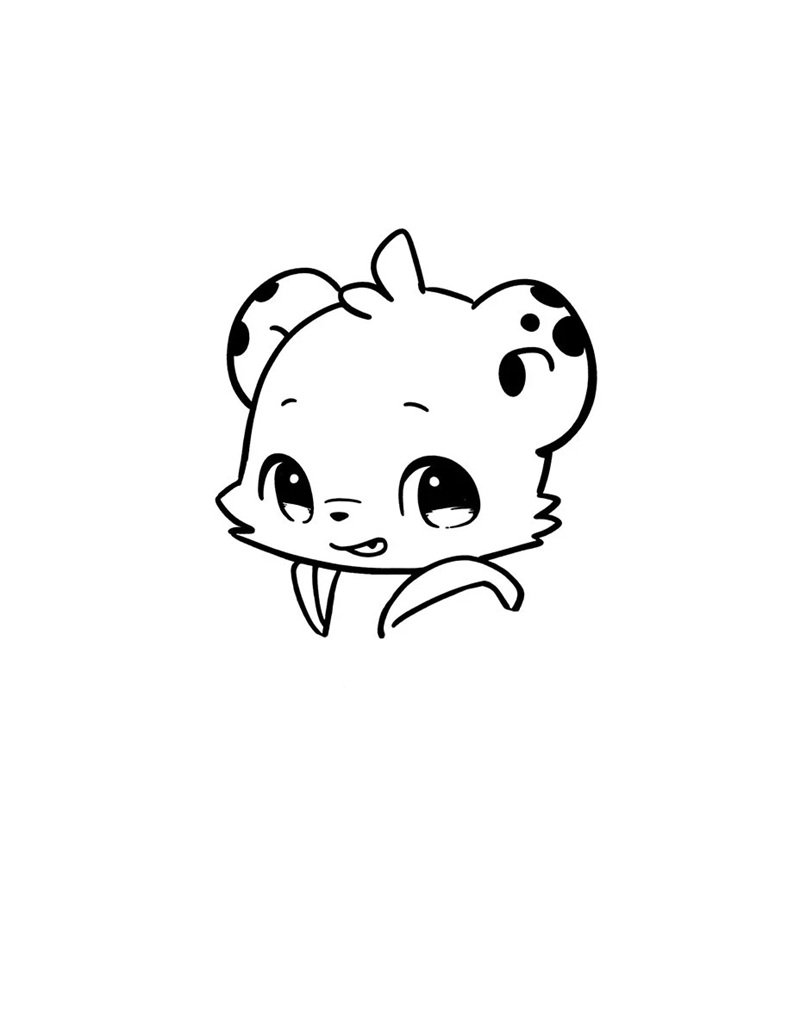 How to draw a cartoon jaguar 3