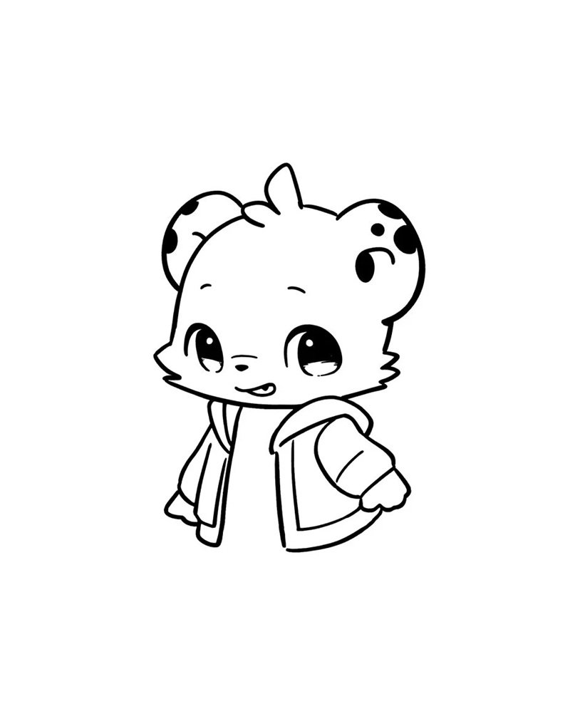 How to draw a cartoon jaguar 4