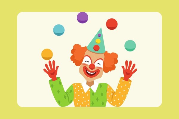how to draw a clown