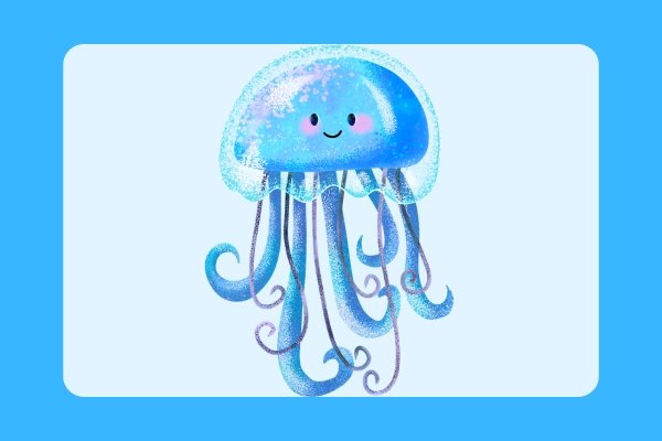 how to draw a jellyfish