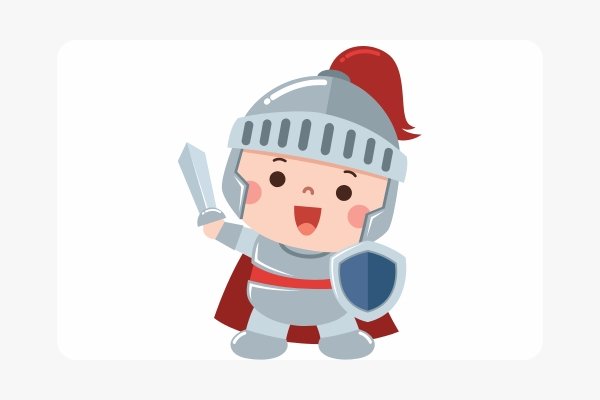 how to draw a knight