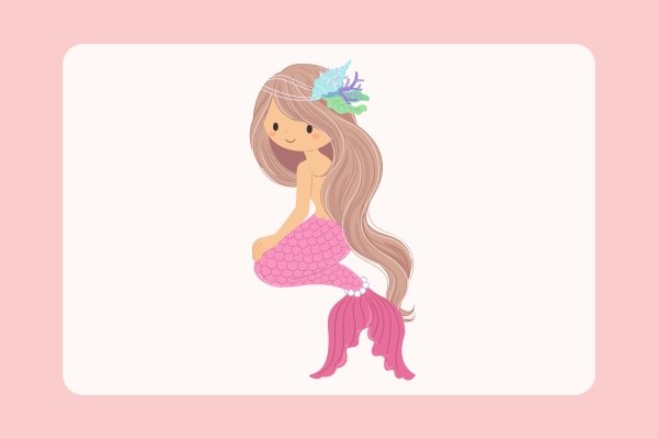 how to draw a mermaid
