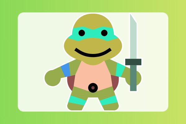 how to draw a ninja turtle