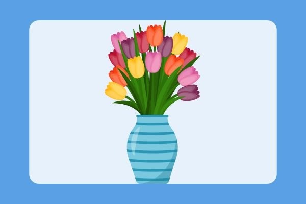 how to draw a vase