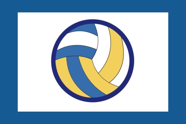 how to draw a volleyball