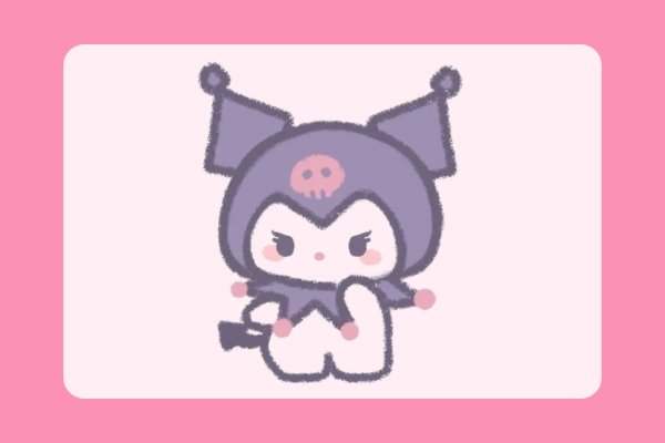 how to draw kuromi​