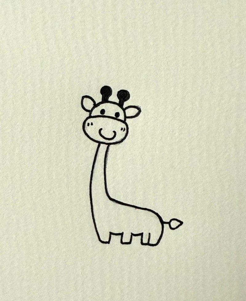 Giraffe how to draw 3