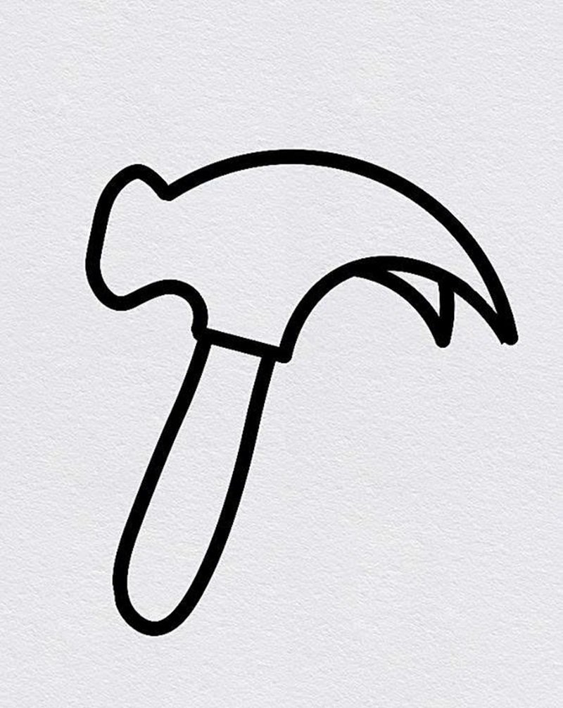 Hammer drawing for kids 5