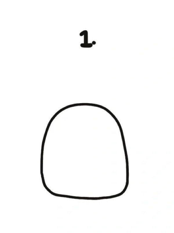 How to draw a backpack 1