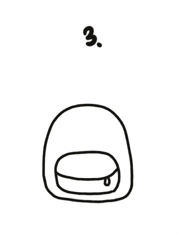 How to draw a backpack 3