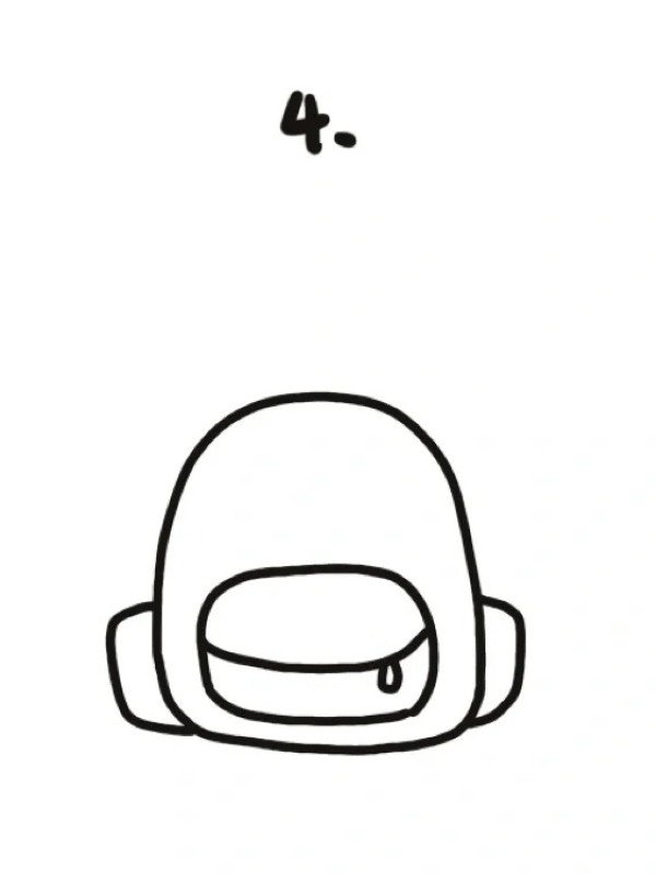 How to draw a backpack 4