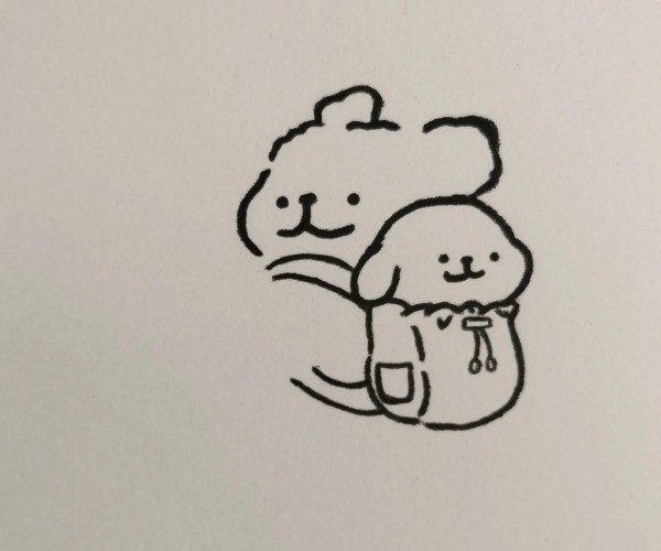 How to draw a backpack cute 5