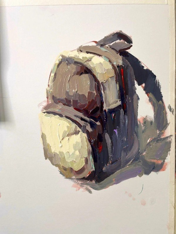 How to draw a backpack easy 3
