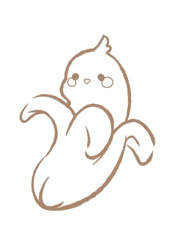 How to draw a banana easy 2