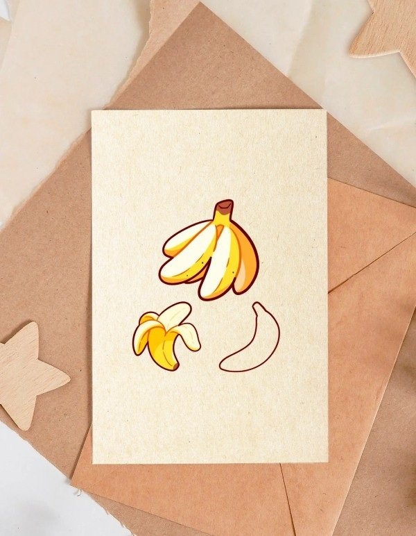 How to draw a bananas 7