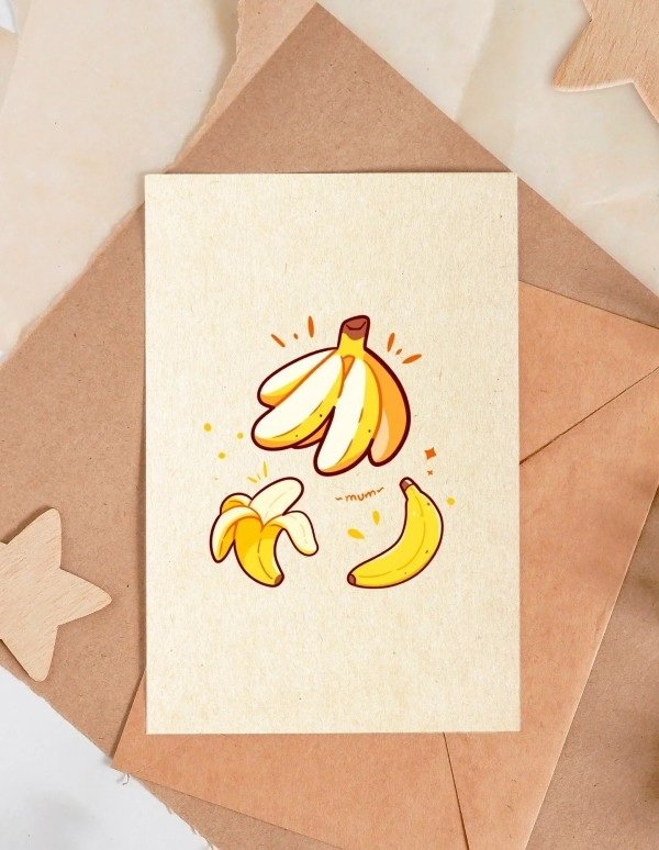 How to draw a bananas