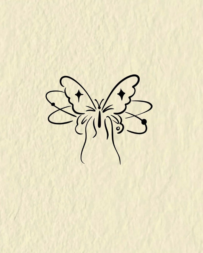 How to draw a basic butterfly 4