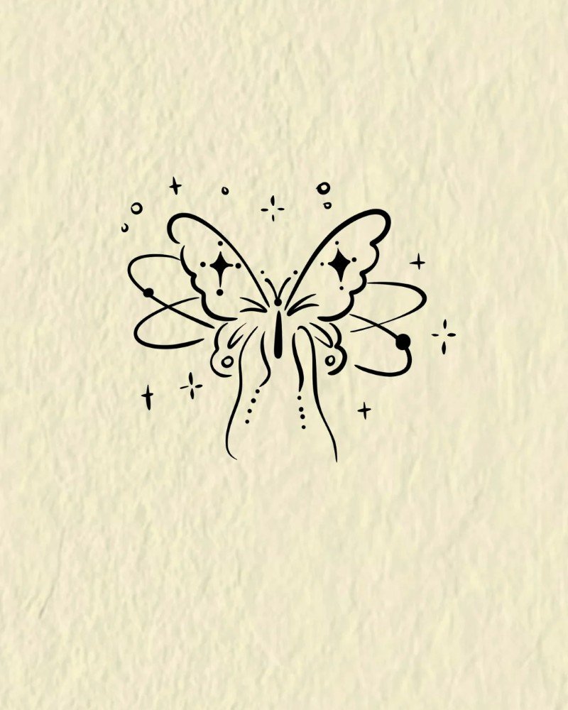 How to draw a basic butterfly