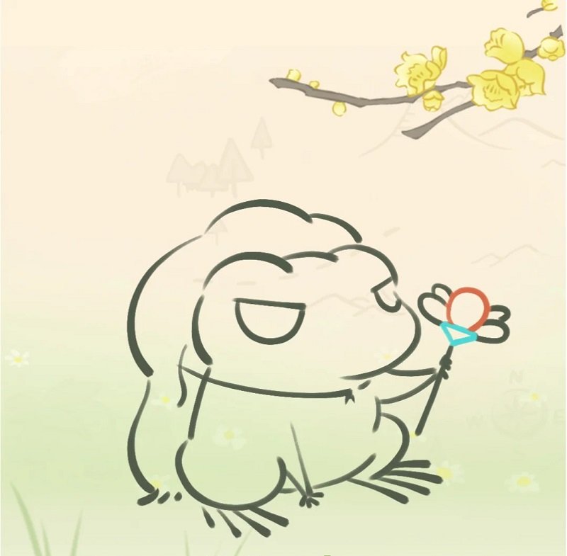 How to draw a basic frog 8