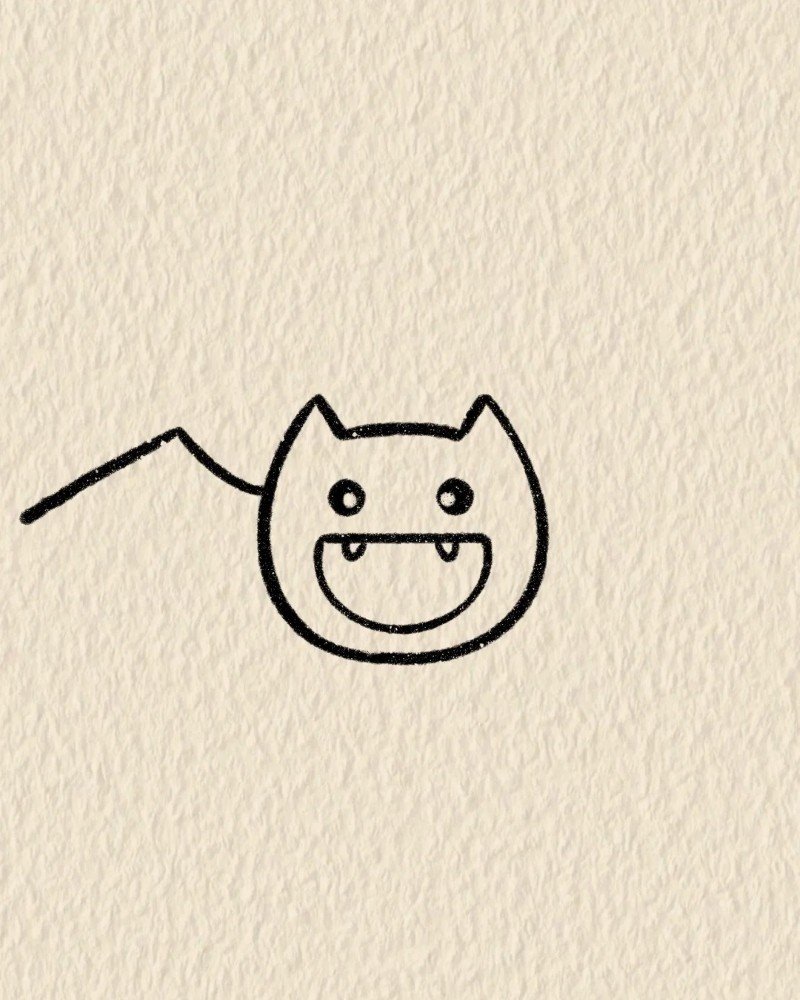How to draw a bat 4
