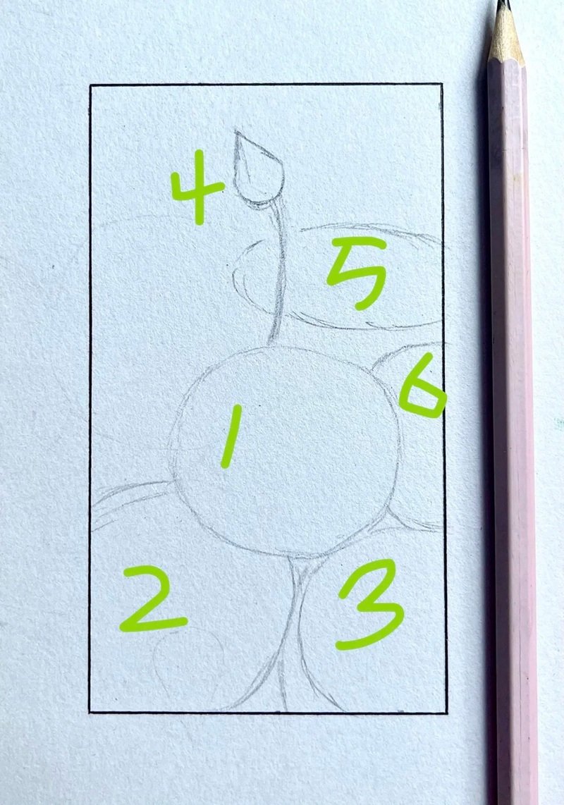 How to draw a beautiful lotus flower 1