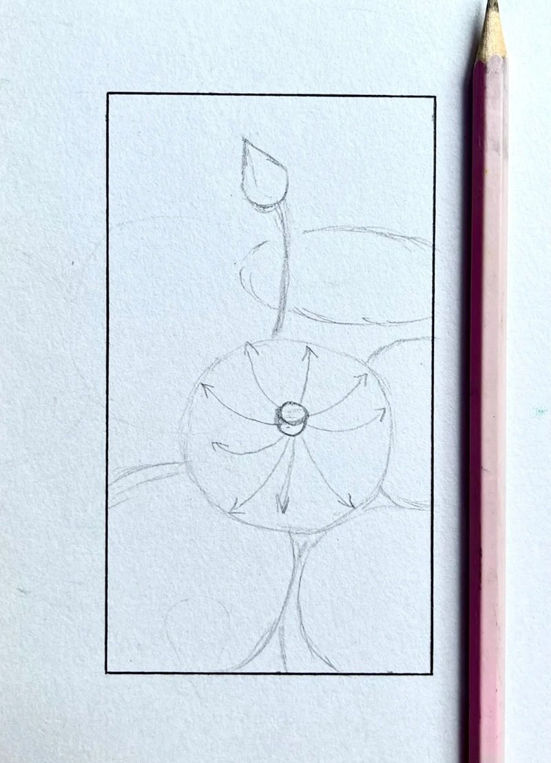 How to draw a beautiful lotus flower 2