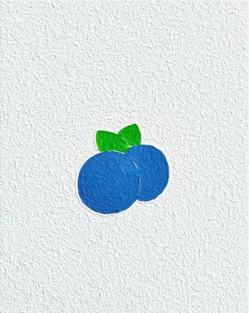 How to draw a blueberry easy 2