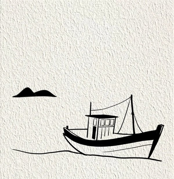 How to draw a boat easy 7