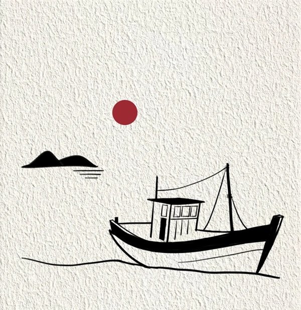 How to draw a boat easy 8