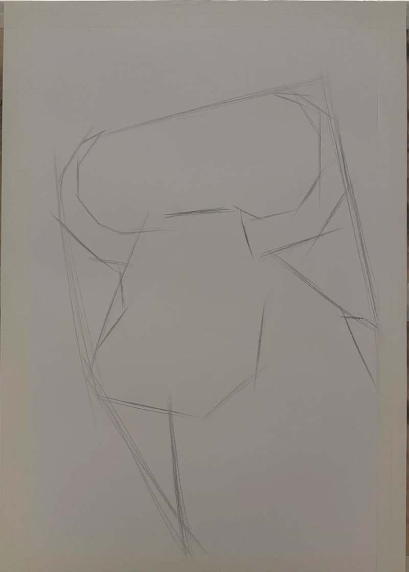 How to draw a Buffalo head 2
