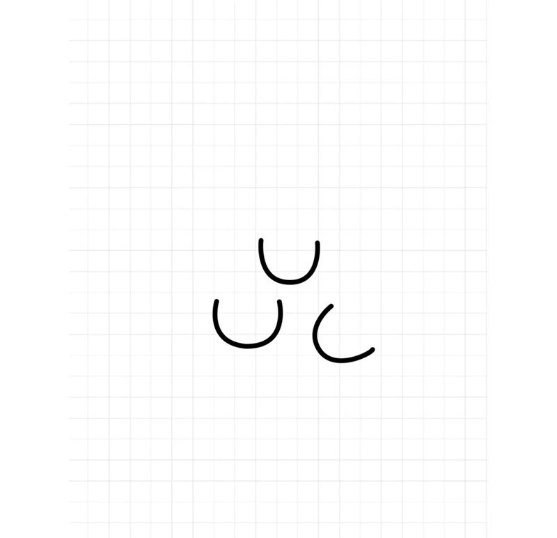 How to draw a bunch of flowers easy step by step 1