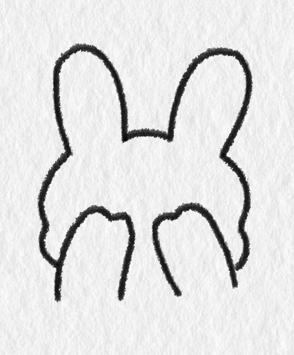 How to draw a Bunny cute 3