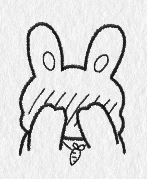 How to draw a Bunny cute 5