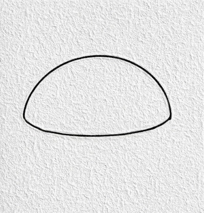 How to draw a burger 1