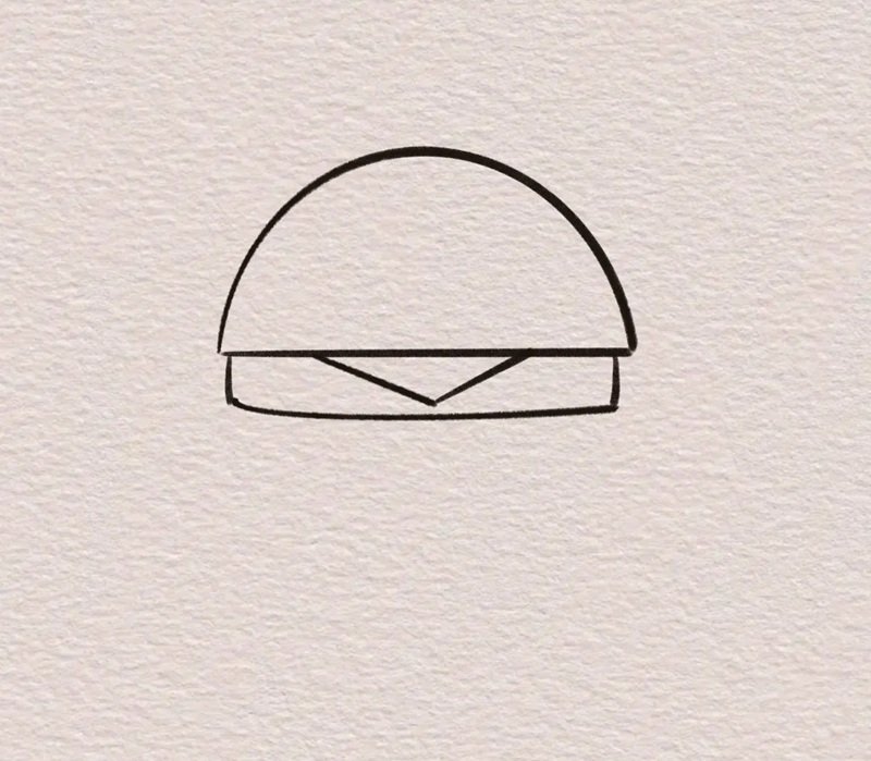How to draw a burger easy  3