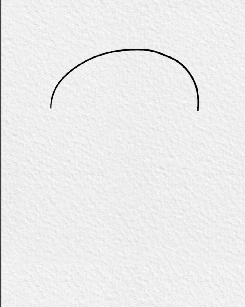 How to draw a burger step by step 1