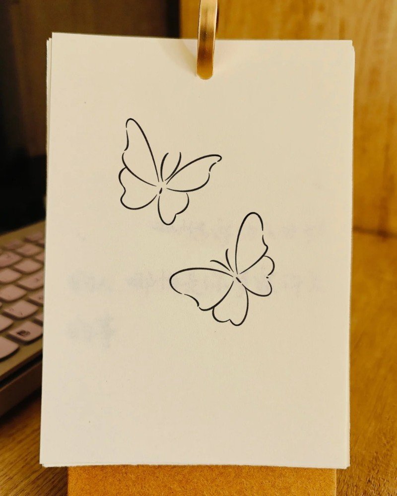 How to draw a butterfly for kids 6