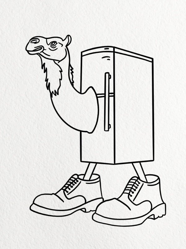 How to draw a Camel beautiful 3