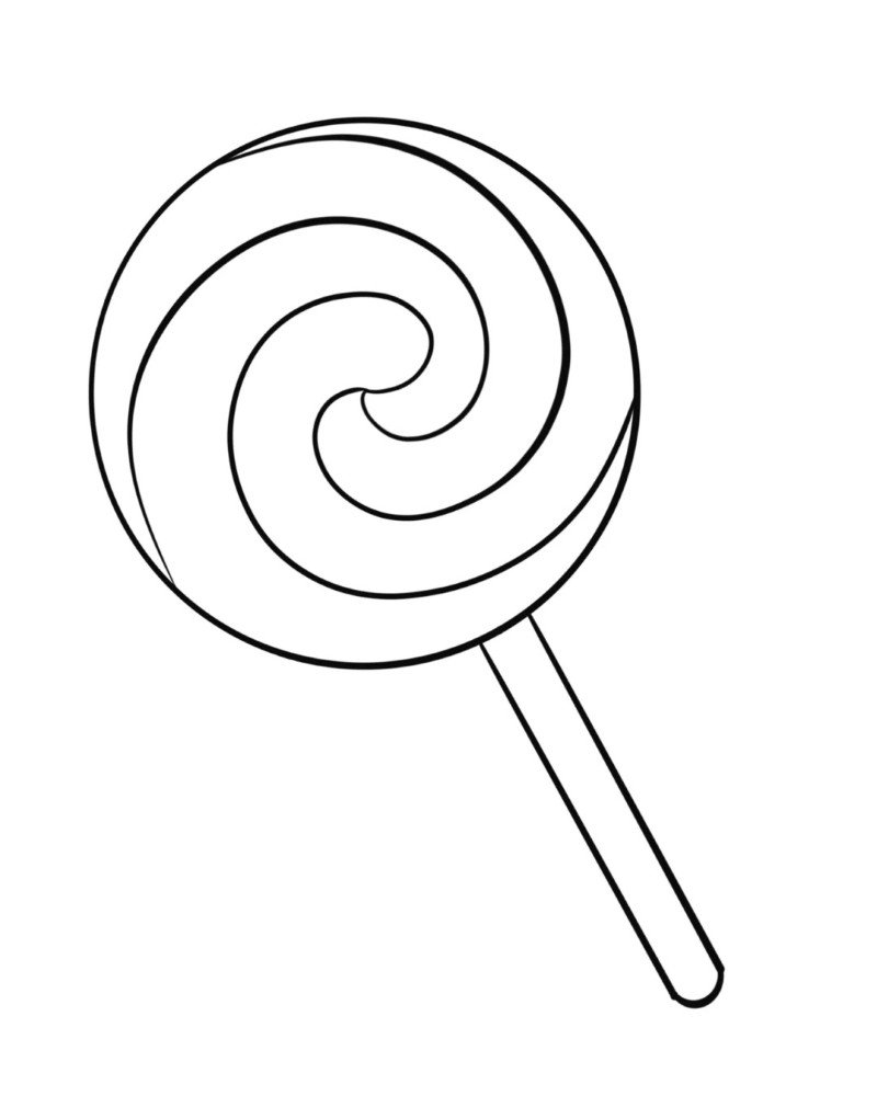 How to draw a candy cane for kids 5