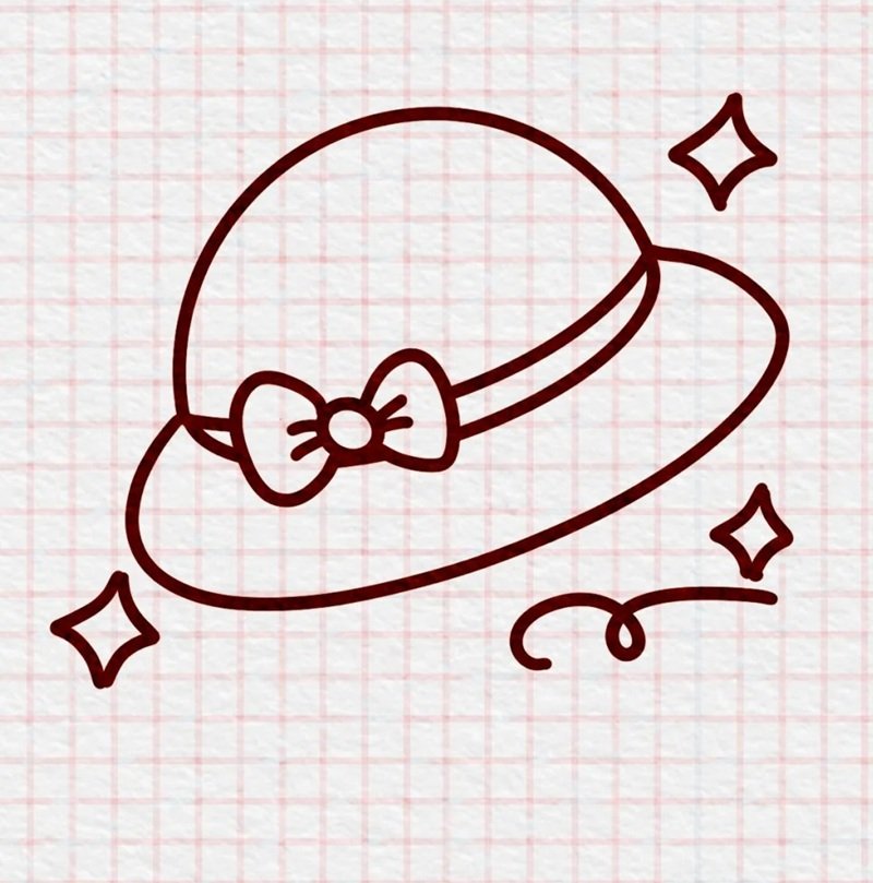 How to draw a cap easy 5