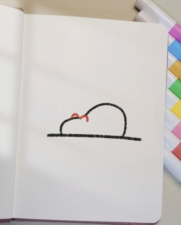 How to draw a capybara easy step by step 4
