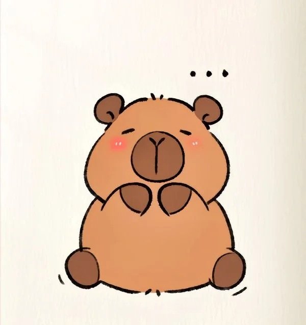 How to draw a capybara step by step