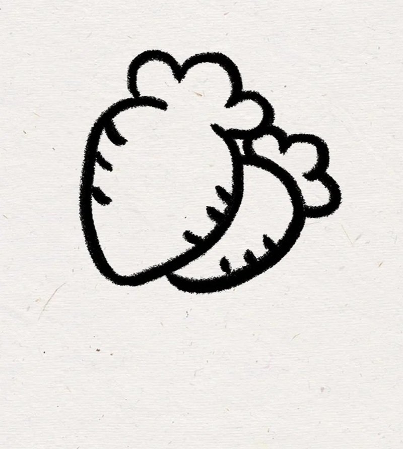 How to draw a carrots 4