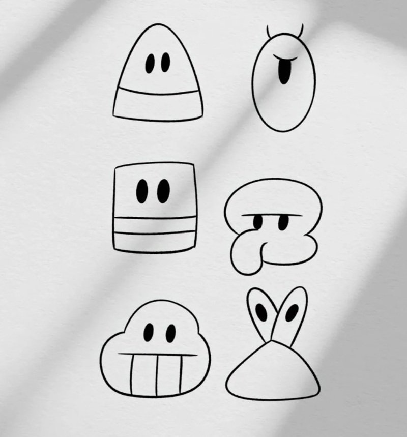 How to draw a Spongebob Squarepants cute 3