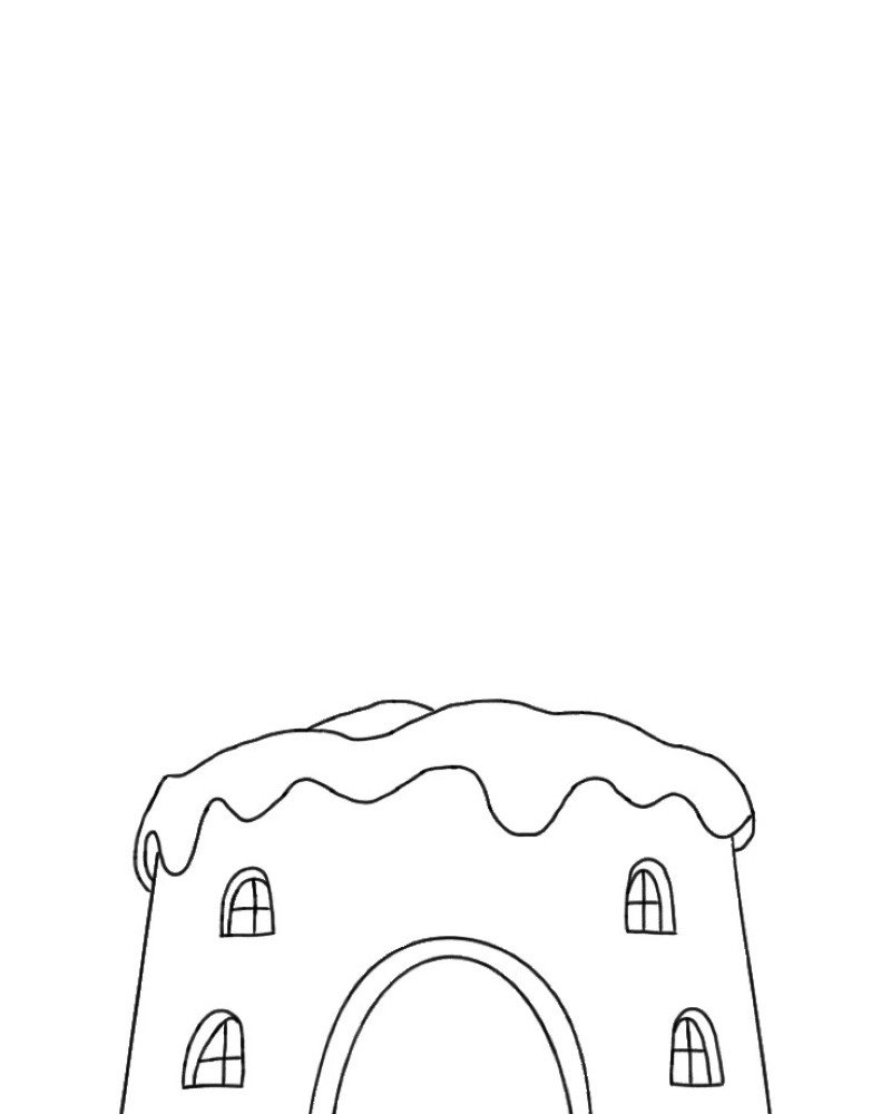 How to draw a castle 1