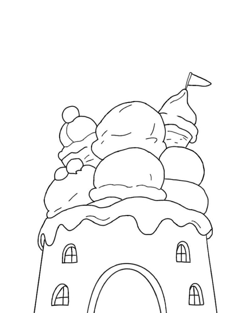 How to draw a  2castle