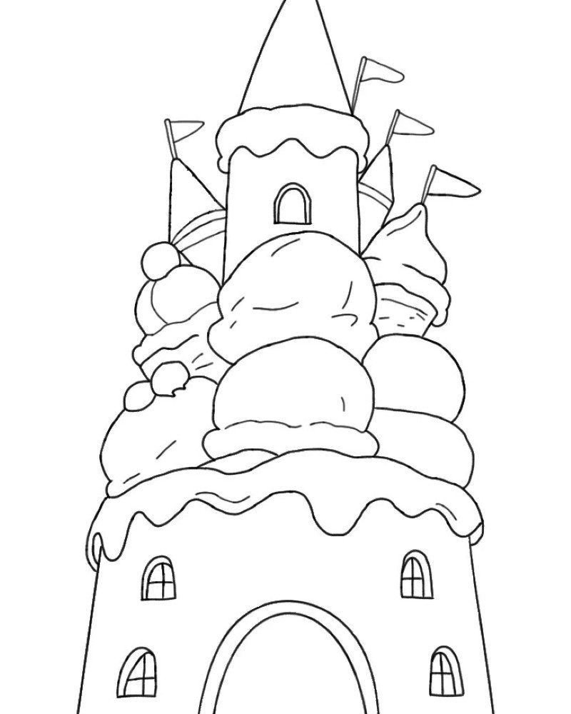 How to draw a castle 3
