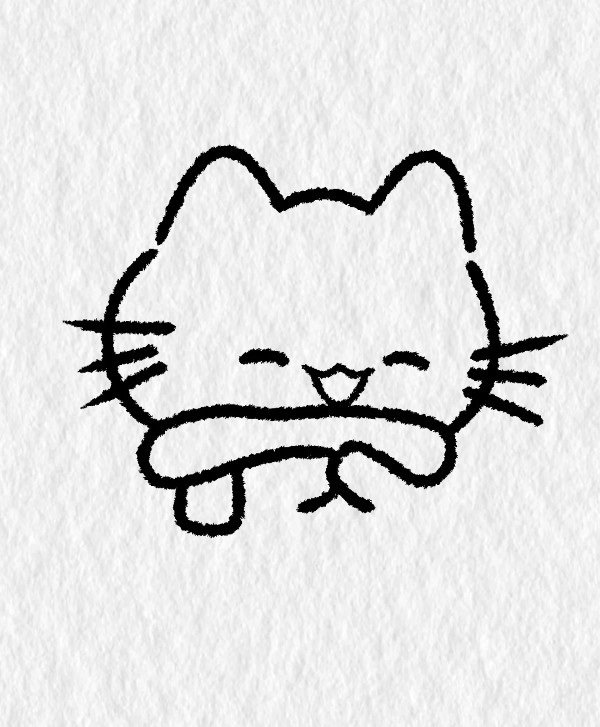 How to draw a cat step by step 4