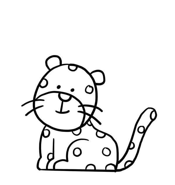 How to draw a cheetah beautiful 9