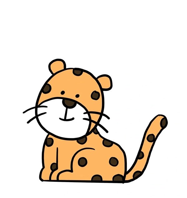 How to draw a cheetah beautiful 